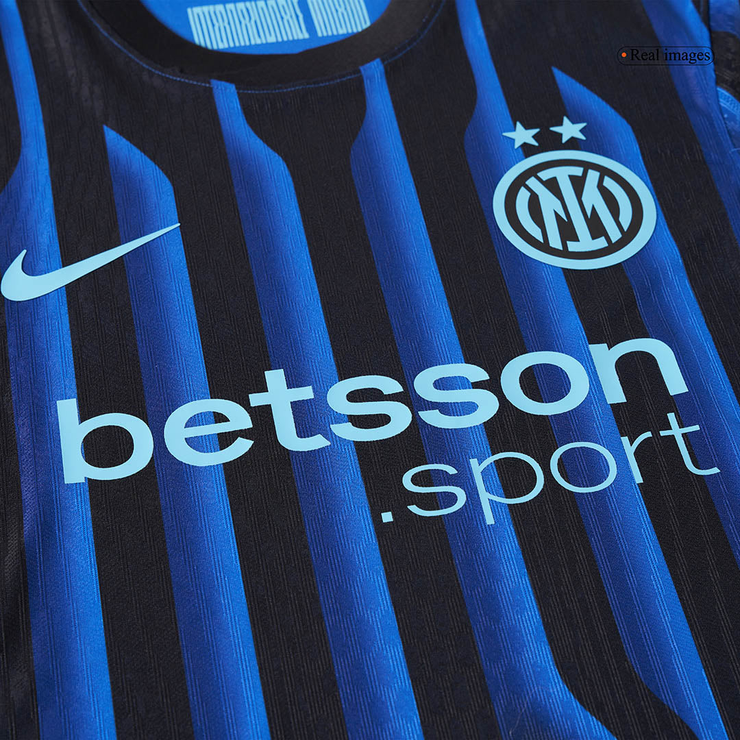 Inter Milan Player Version Trikot Heim 2025/26 Slim Fit
