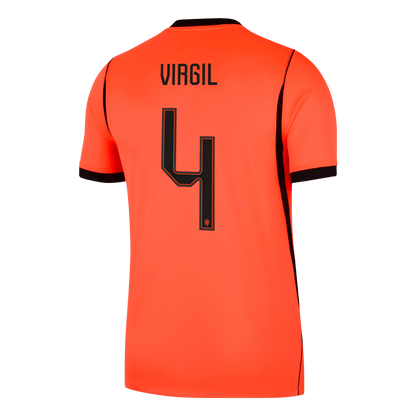 Netherlands World Cup Trikot Heim 2026 VIRGIL #4