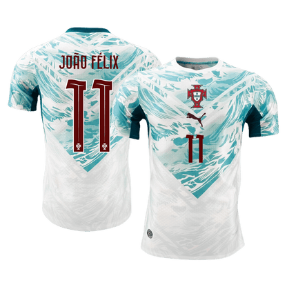Portugal World Cup Player Version Trikot Auswärts 2026 JOÃO FÉLIX #11 Slim Fit