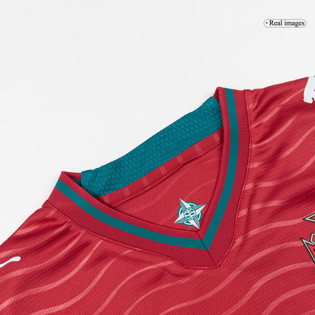 Portugal World Cup Kinder Trikot Set Heim 2026 B. FERNANDES #8 [PREMIUM]