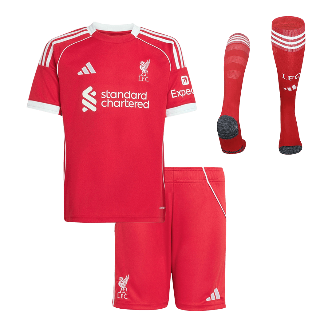 Liverpool Kinder Trikot Komplett-Set Heim 2025/26