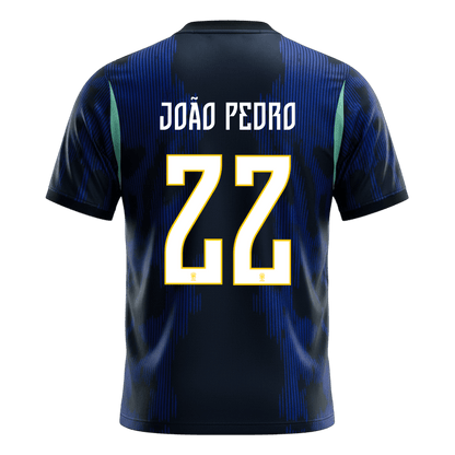 Brazil World Cup Trikot Auswärts 2026 JOÃO PEDRO #22