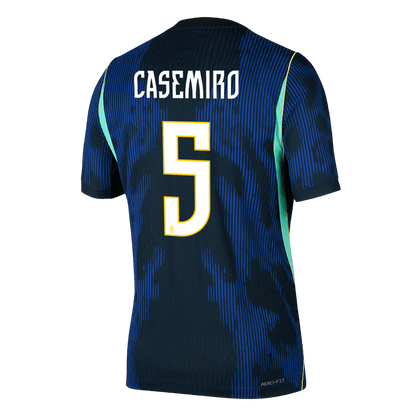 Brazil World Cup Player Version Trikot Auswärts 2026 CASEMIRO #5 Slim Fit