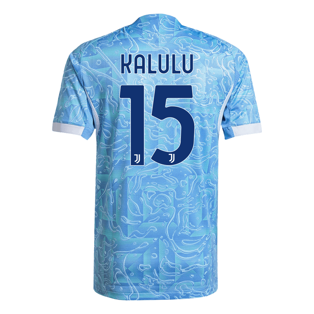 Juventus Player Version Trikot Auswärts 2025/26 KALULU #15 Slim Fit
