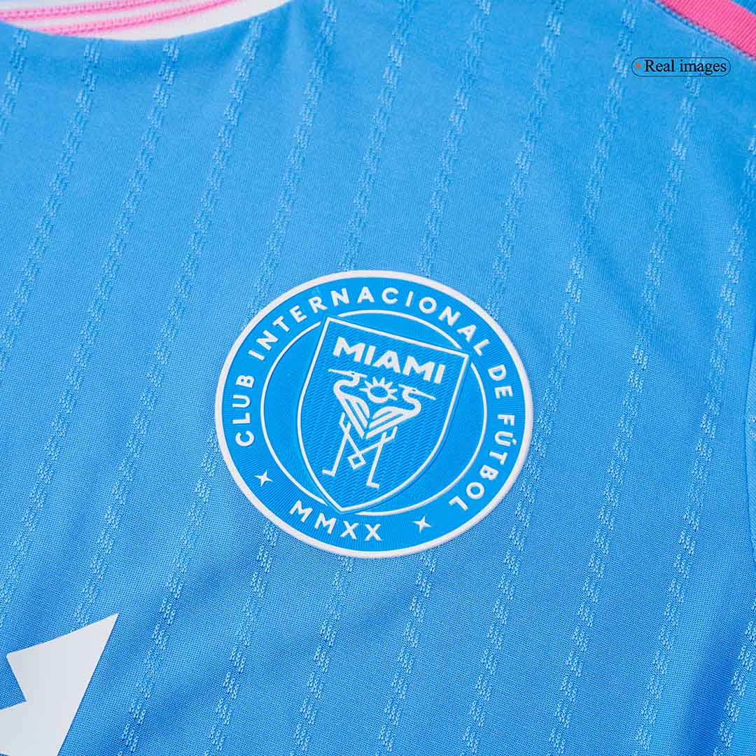 Inter Miami CF Player Version Trikot Drittes Auswärts 2025 DE PAUL #7 Slim Fit