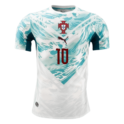 Portugal World Cup Player Version Trikot Auswärts 2026 BERNARDO #10 Slim Fit