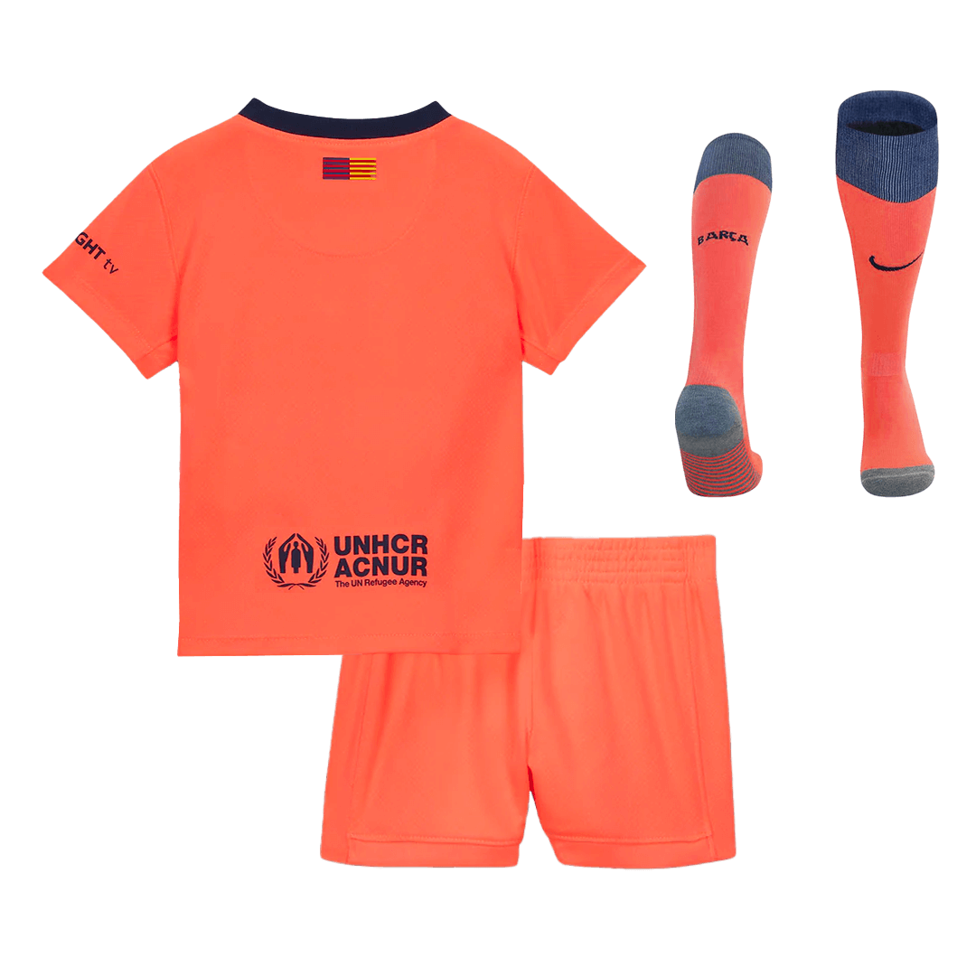 Barcelona Kinder Trikot Komplett-Set Drittes Auswärts 2025/26