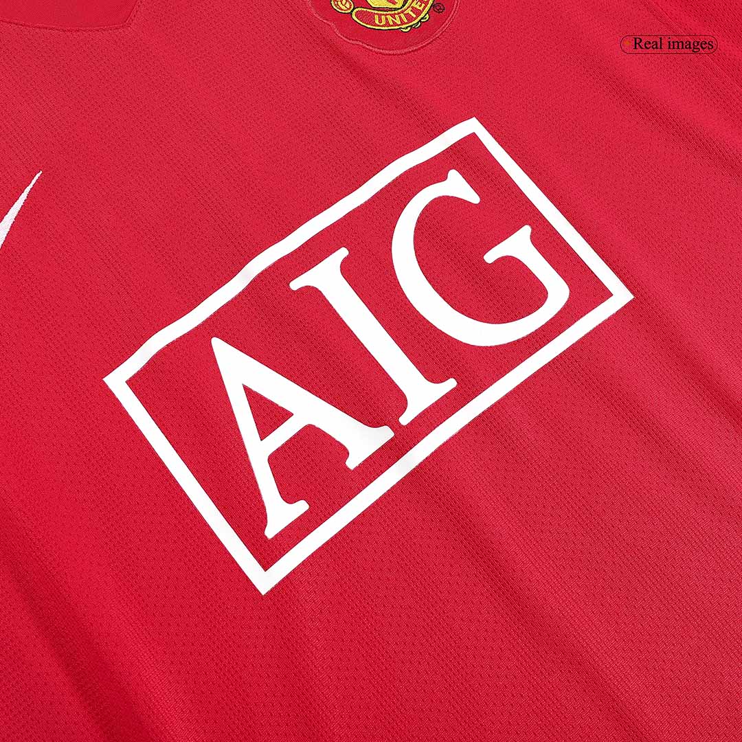 ManU Retro Langarm Trikot Heim 2007/08 RONALDO #7