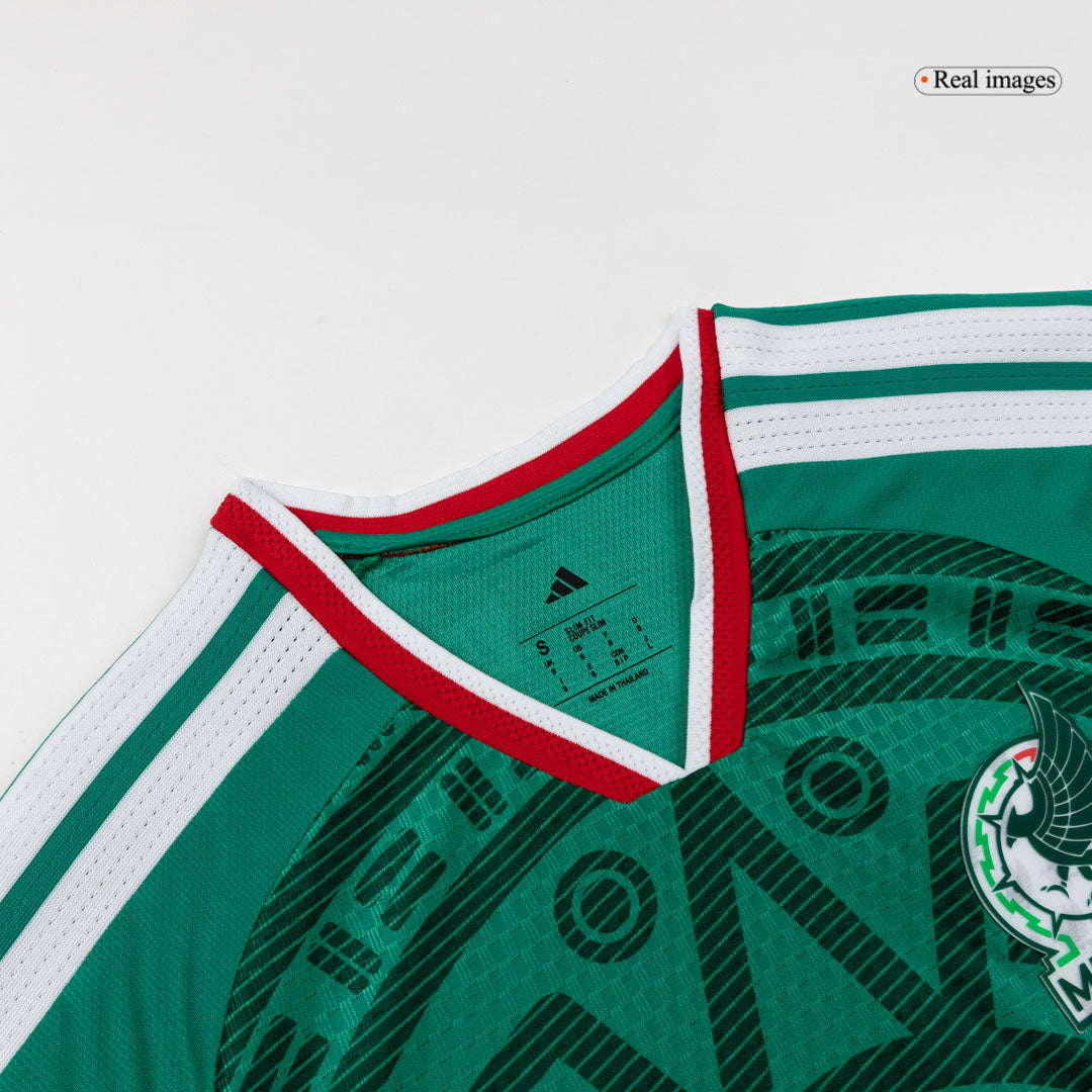 Mexico World Cup Player Version Trikot Heim 2026 Raúl #9 Slim Fit