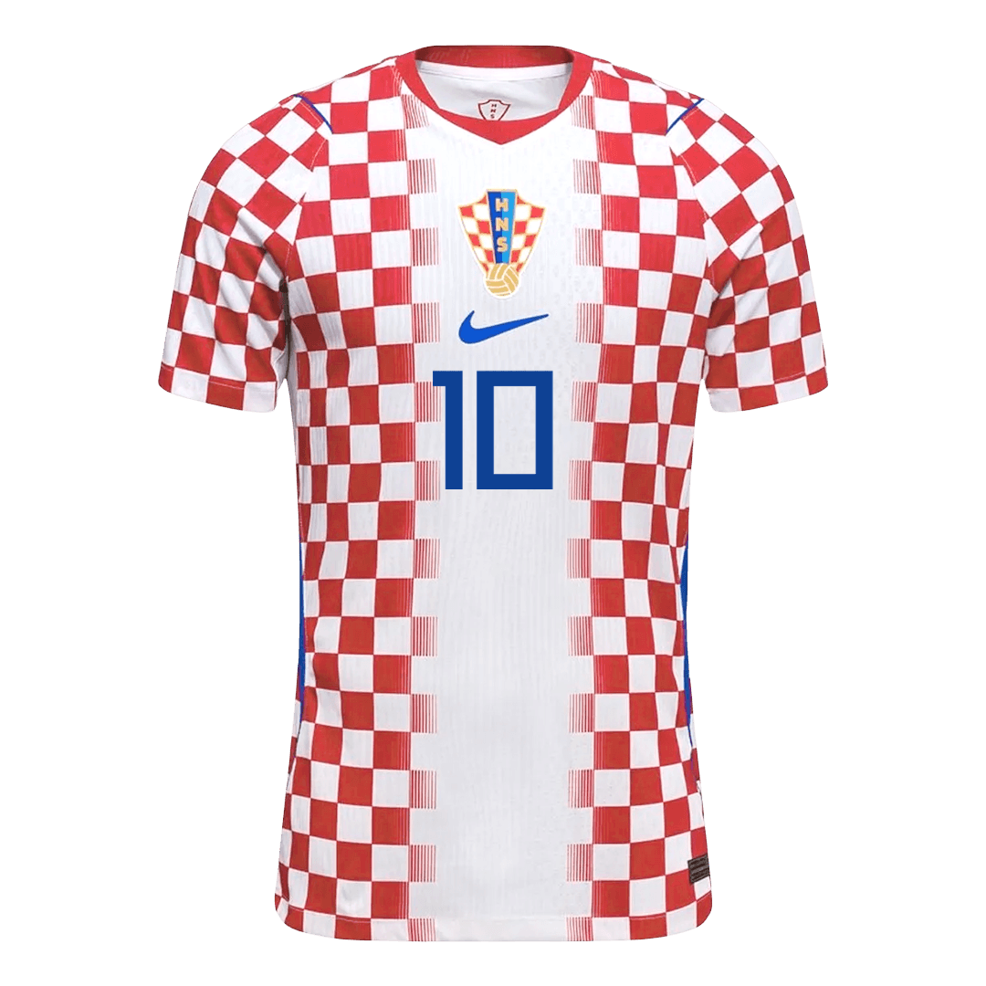 Croatia World Cup Player Version Trikot Heim 2026 MODRIĆ #10 Slim Fit