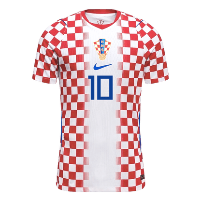 Croatia World Cup Player Version Trikot Heim 2026 MODRIĆ #10 Slim Fit
