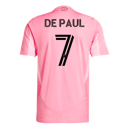 Inter Miami CF Player Version Trikot Heim 2025 DE PAUL #7 Slim Fit