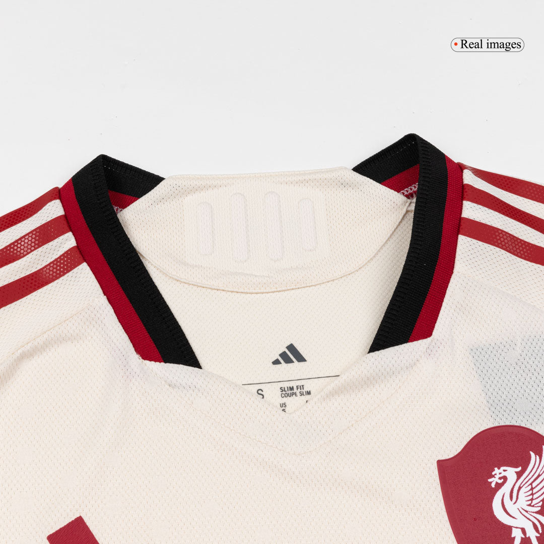 Liverpool Player Version Trikot Auswärts 2025/26 SZOBOSZLAI #8 Slim Fit
