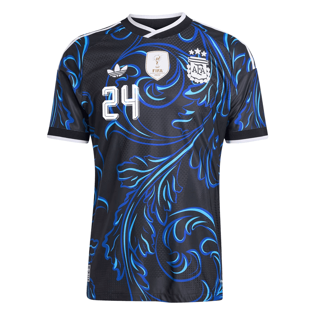 Argentina World Cup Player Version Trikot Auswärts 2026 E. FERNÁNDEZ #24 Slim Fit