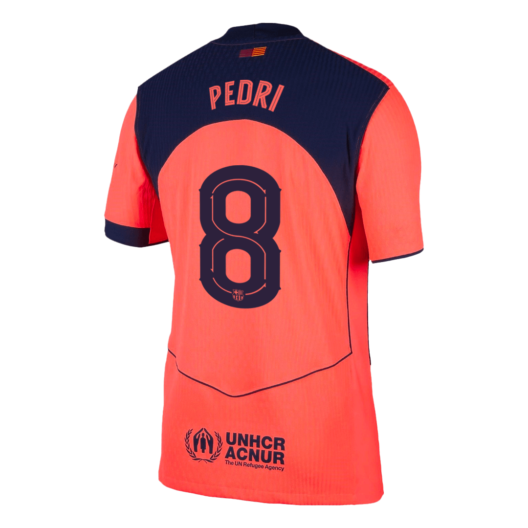 Barcelona Player Version Trikot Drittes Auswärts 2025/26 UCL PEDRI #8 Slim Fit