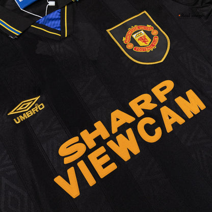 ManU Retro Langarm Trikot Auswärts 1993/94