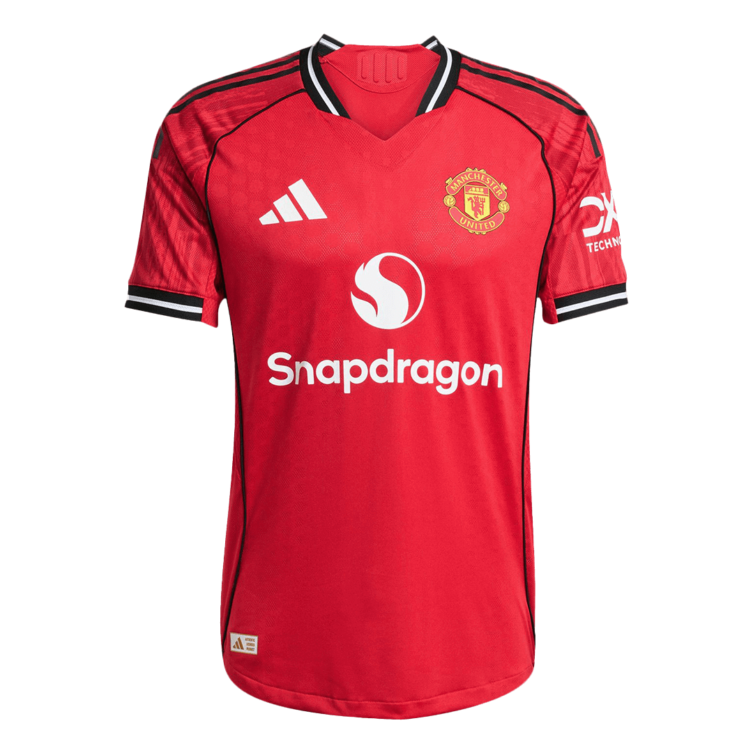 ManU Player Version Trikot Heim 2025/26 ŠEŠKO #30 Slim Fit