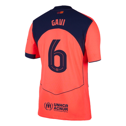 Barcelona Player Version Trikot Drittes Auswärts 2025/26 UCL GAVI #6 Slim Fit