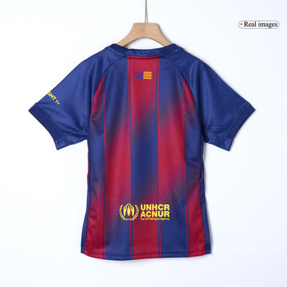 Barcelona Kinder Trikot Set Heim 2025/26