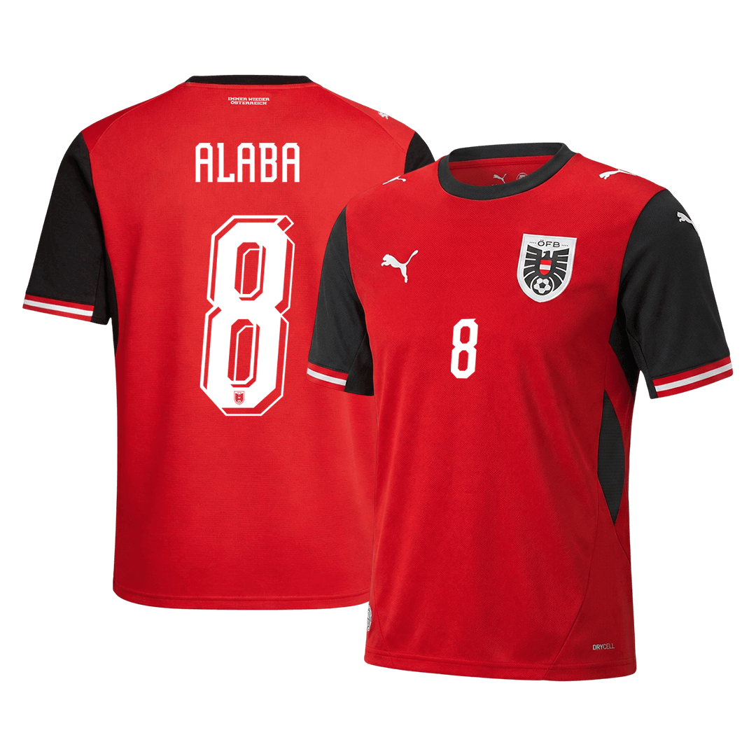 Austria World Cup Trikot Heim 2026 ALABA #8