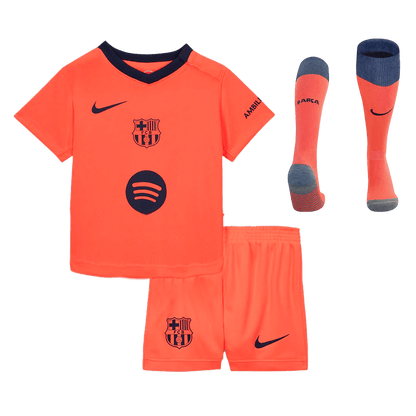 Barcelona Kinder Trikot Komplett-Set Drittes Auswärts 2025/26