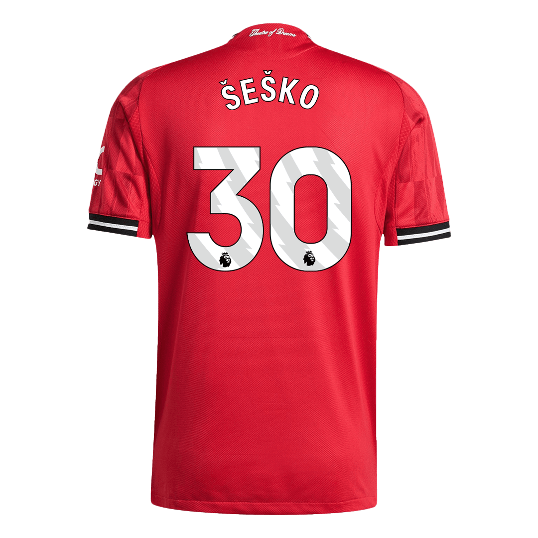 ManU Player Version Trikot Heim 2025/26 ŠEŠKO #30 Slim Fit