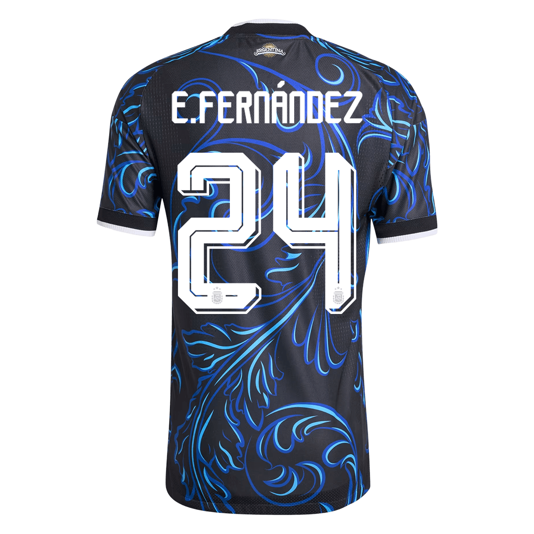 Argentina World Cup Player Version Trikot Auswärts 2026 E. FERNÁNDEZ #24 Slim Fit