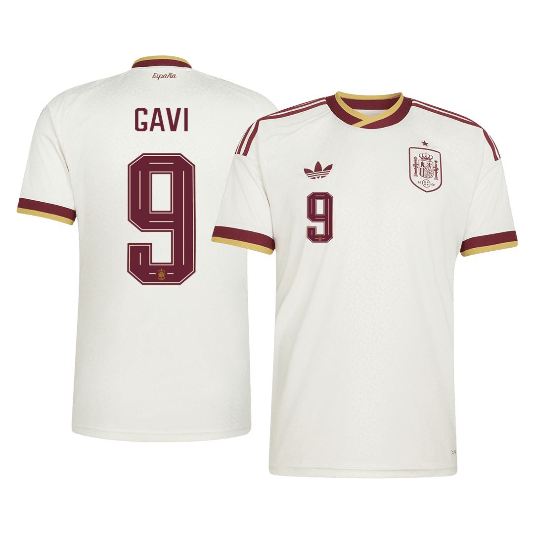 Spain World Cup Trikot Auswärts 2026 GAVI #9