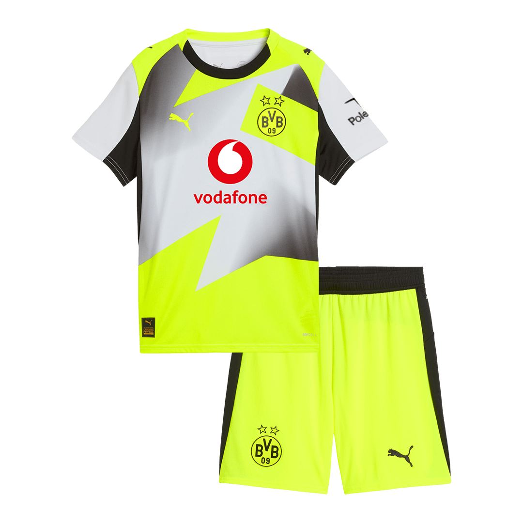 Borussia Dortmund Kinder Trikot Set Auswärts 2025/26
