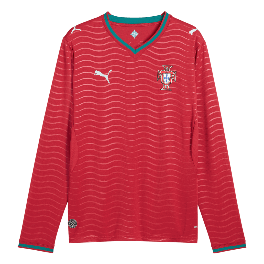 Portugal World Cup Langarm Trikot Heim 2026