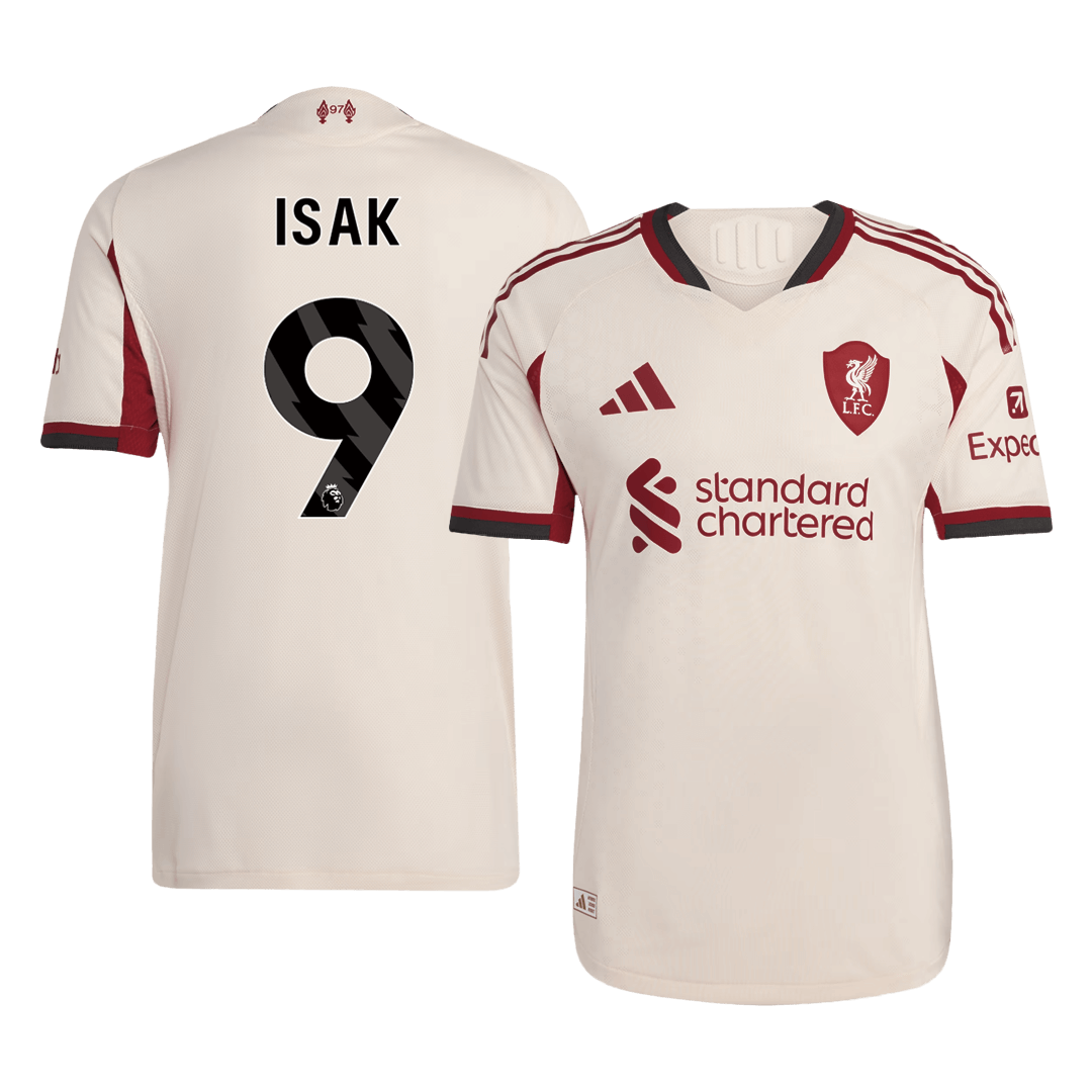 Liverpool Player Version Trikot Auswärts 2025/26 ISAK ##9 Slim Fit