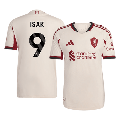 Liverpool Player Version Trikot Auswärts 2025/26 ISAK ##9 Slim Fit