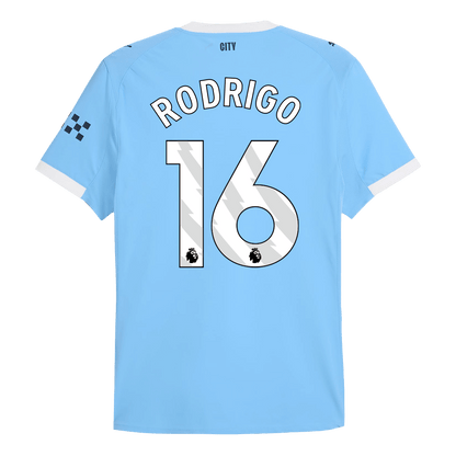 Manchester City Player Version Trikot Heim 2025/26 RODRIGO #16 Slim Fit