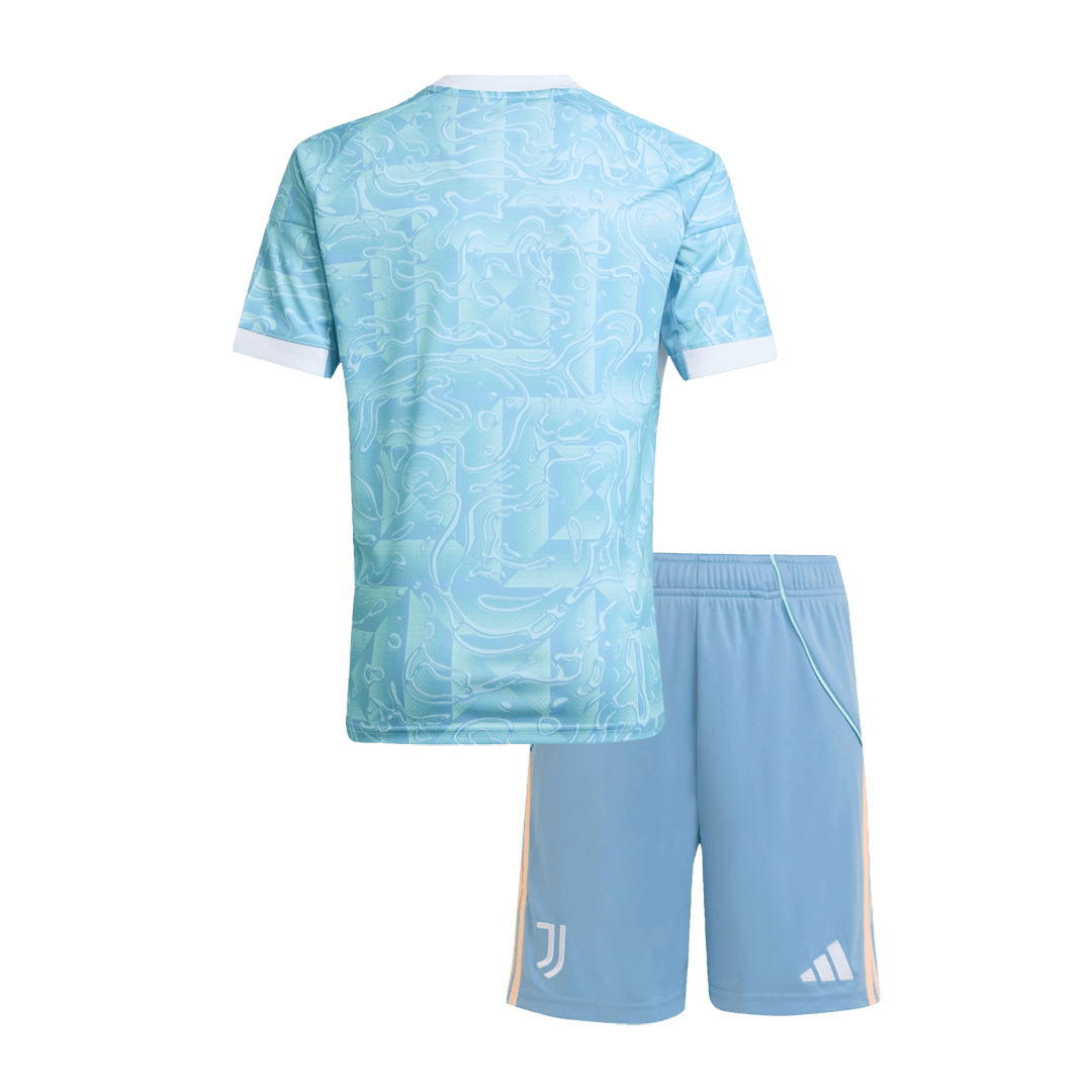 Juventus Kinder Trikot Set Auswärts 2025/26