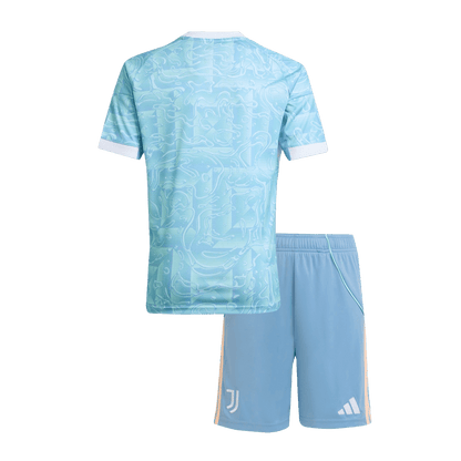 Juventus Kinder Trikot Set Auswärts 2025/26