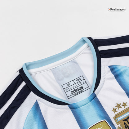 Argentina World Cup Kinder Trikot Set Heim 2026 MESSI #10 [PREMIUM]