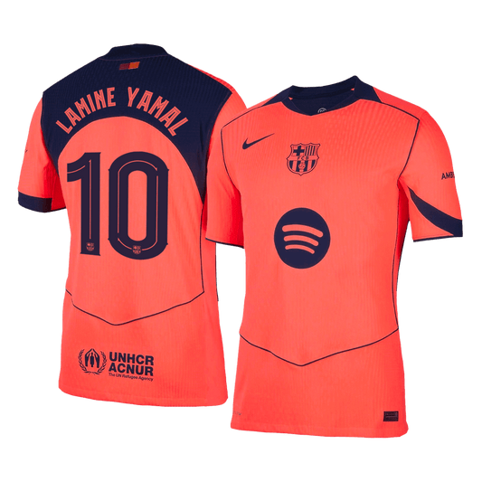 Barcelona Player Version Trikot Drittes Auswärts 2025/26 UCL LAMINE YAMAL #10 Slim Fit